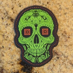 5.11 POTM October 2023 Green Skull Patch